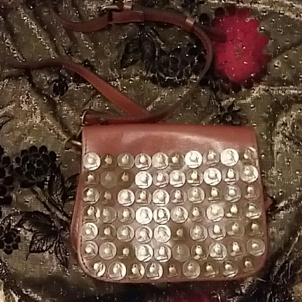 real leather Patricia Nash purse
